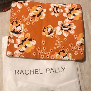 Brand new Rachel Pally burnt orange clutch